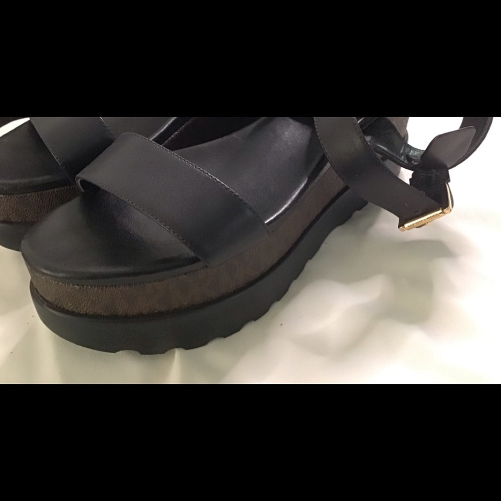 Michael Kors Platform Wedge Sandals - Picture 5 of 8